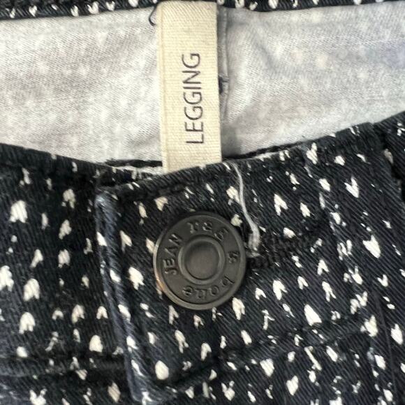 Rag & Bone Black White Printed Beachwood Legging Stretch Skinny Jeans Size 24 - Picture 11 of 13